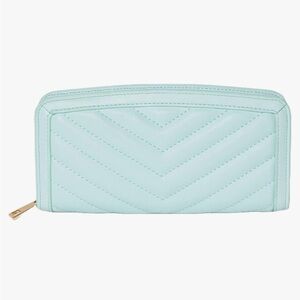 Women’s A New Day Beaut Mint Green Quilted Women's Wallet NWOT